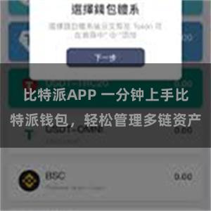 比特派APP 一分钟上手比特派钱包，轻松管理多链资产