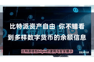 比特派资产自由  你不错看到多样数字货币的余额信息