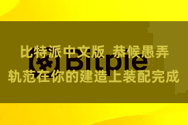 比特派中文版  恭候愚弄轨范在你的建造上装配完成