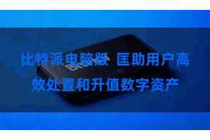 比特派电脑版  匡助用户高效处置和升值数字资产