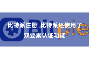 比特派注册  比特派还使用了双要素认证功能