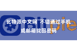 比特派中文网  不错通过手机或邮箱找回密码
