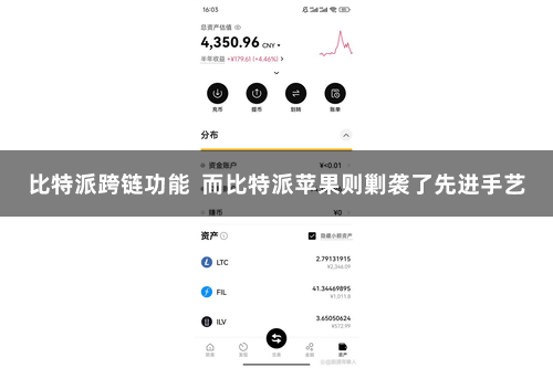 比特派跨链功能  而比特派苹果则剿袭了先进手艺